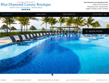 Tablet Screenshot of bluediamondrivieramaya.com